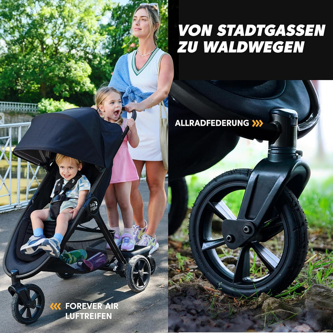 Baby Jogger City Mini GT3 Kinderwagen | Geländetauglicher Buggy | Leichter, faltbarer Reisebuggy | R