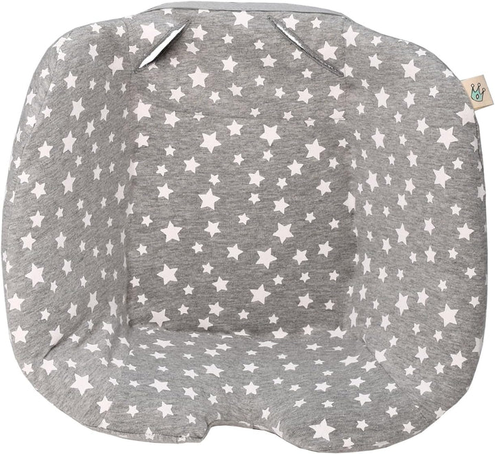 JYOKO Kids Bezug für Sitzverkleinerer kompatibel mit Maxi Cosi Pebble (White Star, Maxi Cosi Pebble