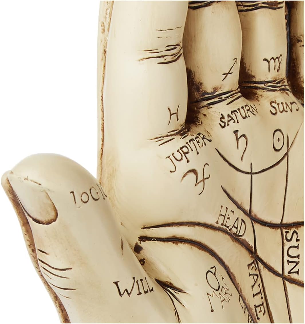 Design Toscano Handfläche, Figur Polyresin Hand, Polyresin Hand