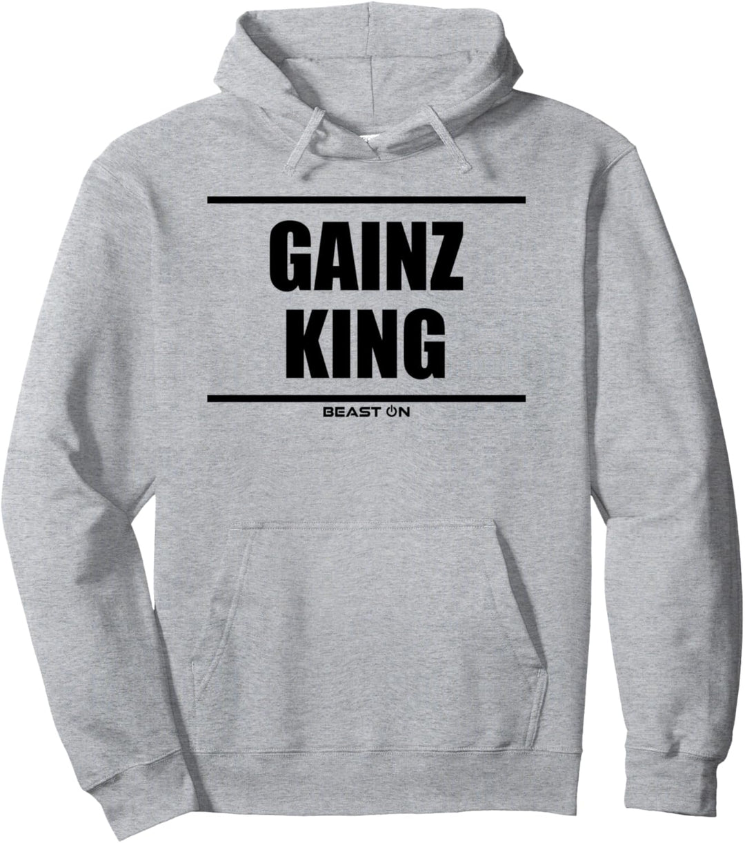 Gainz King Fitness Motivation Gym Bodybuilding Workout Pullover Hoodie