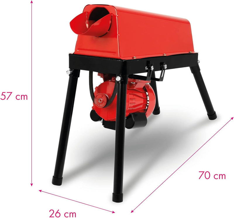 EBERTH Maisentkörnungsmaschine, Maisrebler mit 550W Elektromotor, Durchsatzmenge 180 kg/h, Mais Entk