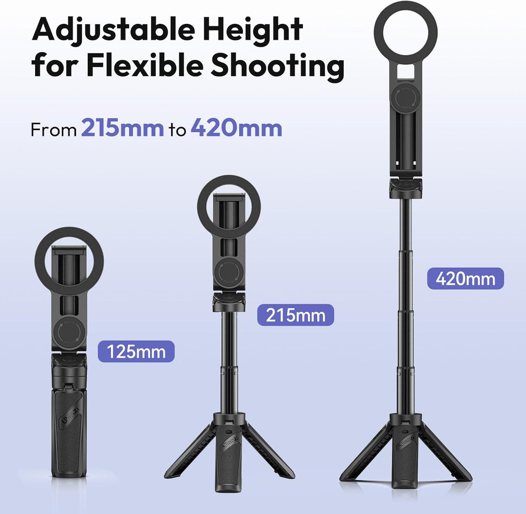 Ulanzi JJ03 Pocket Selfie Stick Stativ magnetisch mit Fernbedienung