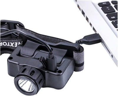 NEXTORCH Max Star LED Kopflampe 1.200 Lumen Lithium-Ionen-Akku, in schwarz