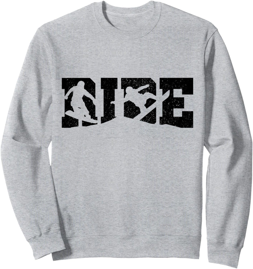 Snowboard RIDE Snowboarder Geschenk Sweatshirt