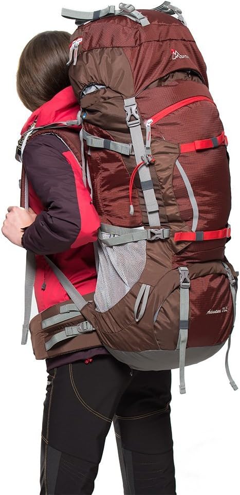 MOUNTAINTOP 70L Trekkingrucksack Innenrahmen Rucksack Wanderrucksack Herren Damen Backpacking Rucksa