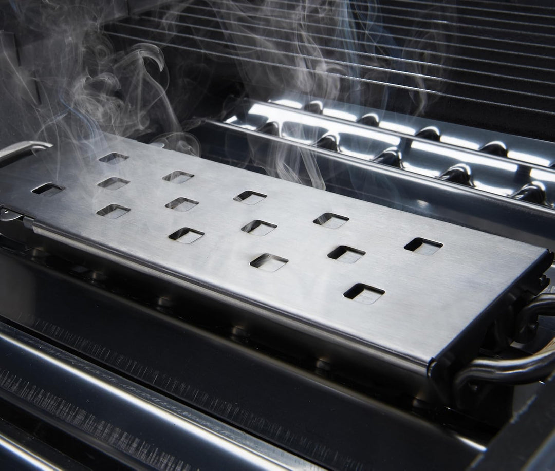 Broil King Grill-/Grillzubehör, Smokerbox Premium, edelstahl, 5 x 5 x 5 cm, 60190, Silber