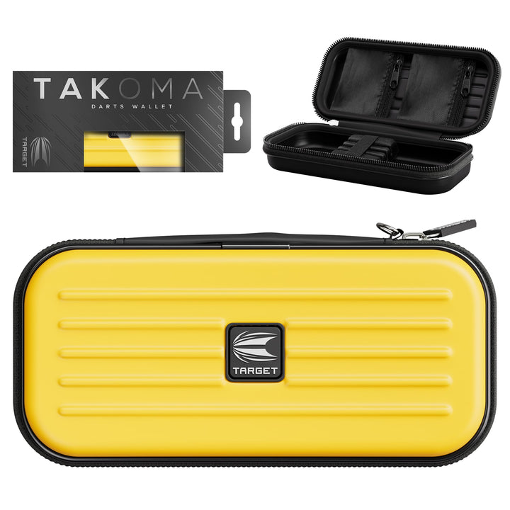 Target Darts Takoma Regular Darts Case - Holds x 1 Satz Darts Brieftasche Gelb, Gelb