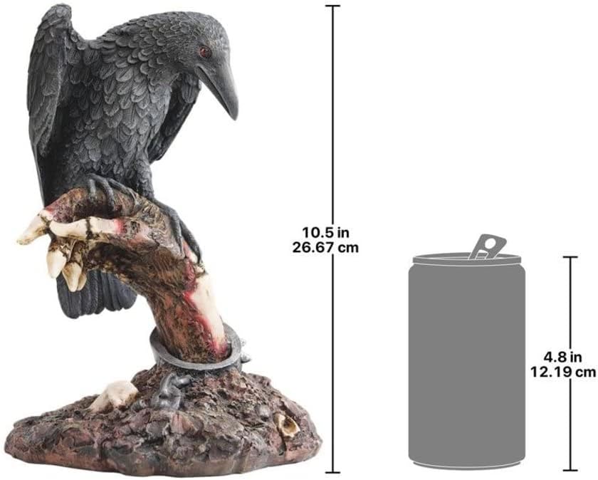 Design Toscano Des Raben Stange, Zombie-Statue Zombie-Hand, Zombie-Hand