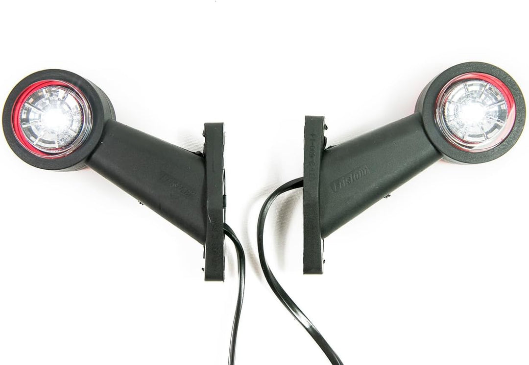 2 x LED Gummi Begrenzungsleuchte Seitenleuchte 12V 24V mit E-Prüfzeichen Positionsleuchte Auto LKW P