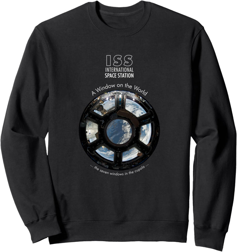 ISS-Internationale Raumstation Kuppel-Astronomie Sweatshirt