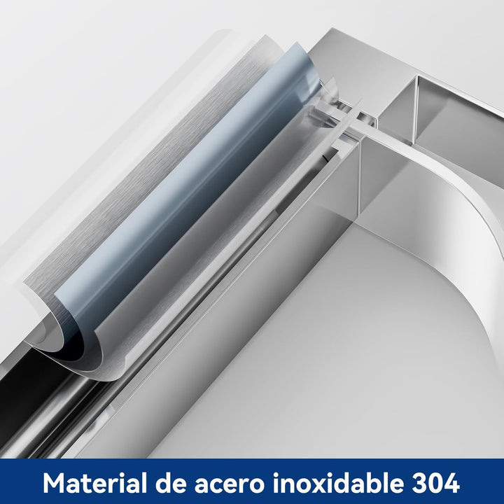 CECIPA Wasserhahn Bad Hoch, Waschtischarmatur Wasserfall, Armatur Badezimmer Edelstahl, Waschbecken