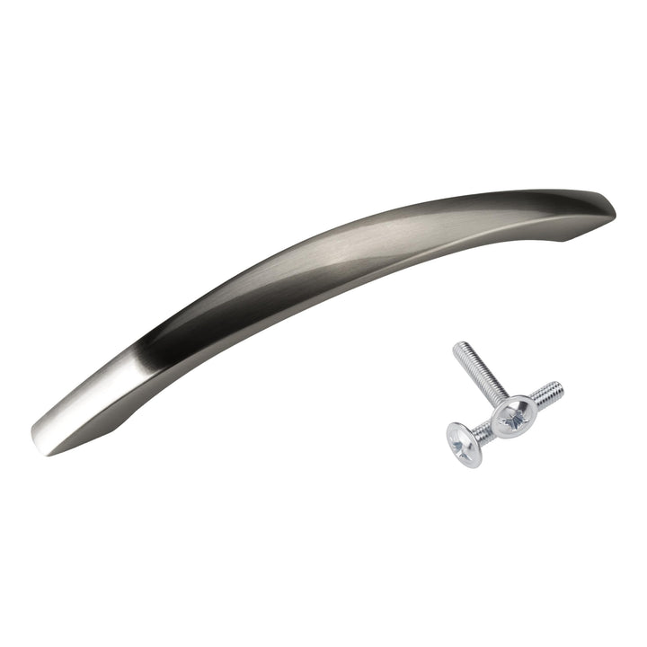 15 x SO-TECH® Möbelgriff Bügelgriff Bogengriff Deja BA 128 mm Edelstahloptik 15 x Finition acier ino