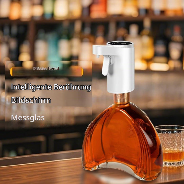Elektrischer Wein &amp; Whisky Dekanter, Luftspender Elektrischer Weingurer Luftspender Pumpengurnerwein