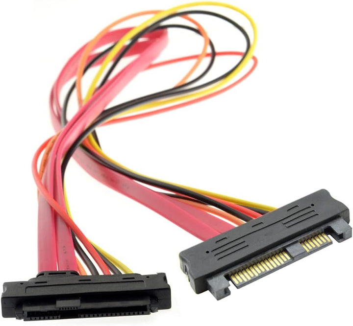 NFHK SAS Hard Disk Drive SFF-8482 SAS Cable 29Pin Male to Female Extension Cable 0.5m