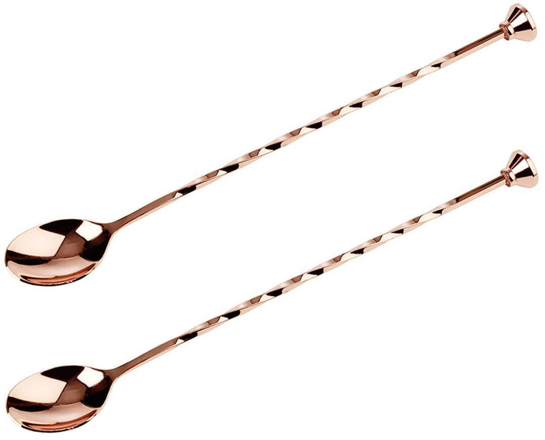 Barlöffel, hochwertige Barlöffel, lebensmittelecht, gedrehter Stiel inklusive Stössel, 27 cm lang, K