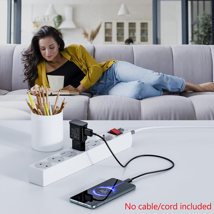 4er-Pack Handy Ladegeräte, USB Schnellladegerät Netzteil Ladeadapter Kompatibel mit Samsung Galaxy S