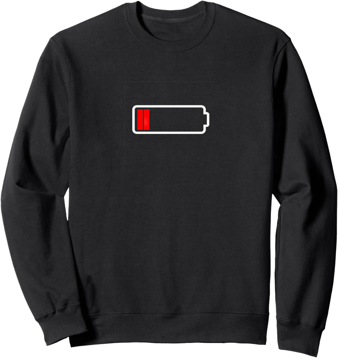 Niedrige Batterie Sweatshirt