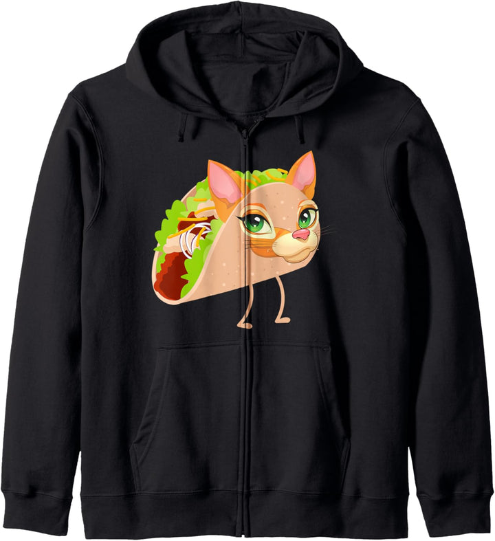 Tacocat Lustig rückwärts buchstabiert ist Taco-Katze Kapuzenjacke