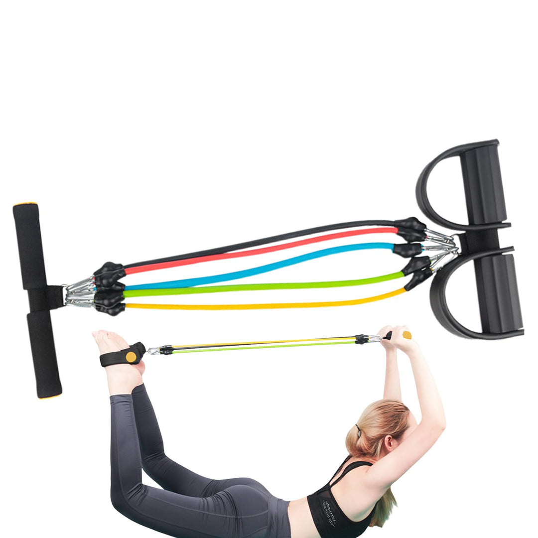 Pedal Widerstandsband - Spannseil Fitnessgerät | rutschfeste Verstellbare Elastische Ausrüstung Zum