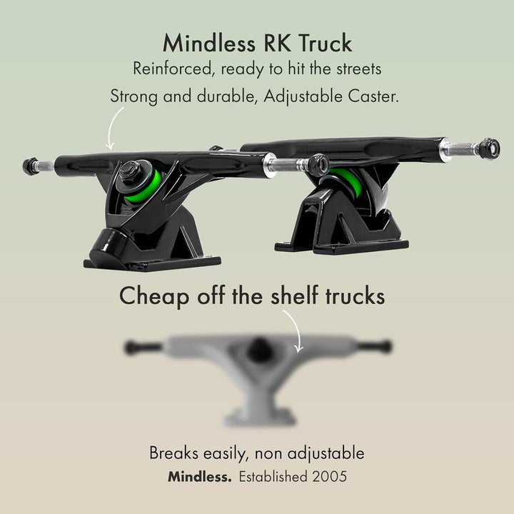 Mindless Longboards Longboard Achse Rk 7" Truck Schwarz, Schwarz