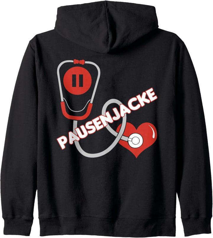 Krankenhaus - Pausenjacke für Pfleger & Ärzte Kapuzenjacke