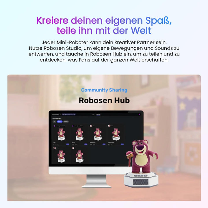 Robosen Mini Roboter – Toy Story Woody & Jessie Set (Englische Version) | Interaktives Smart-Roboter
