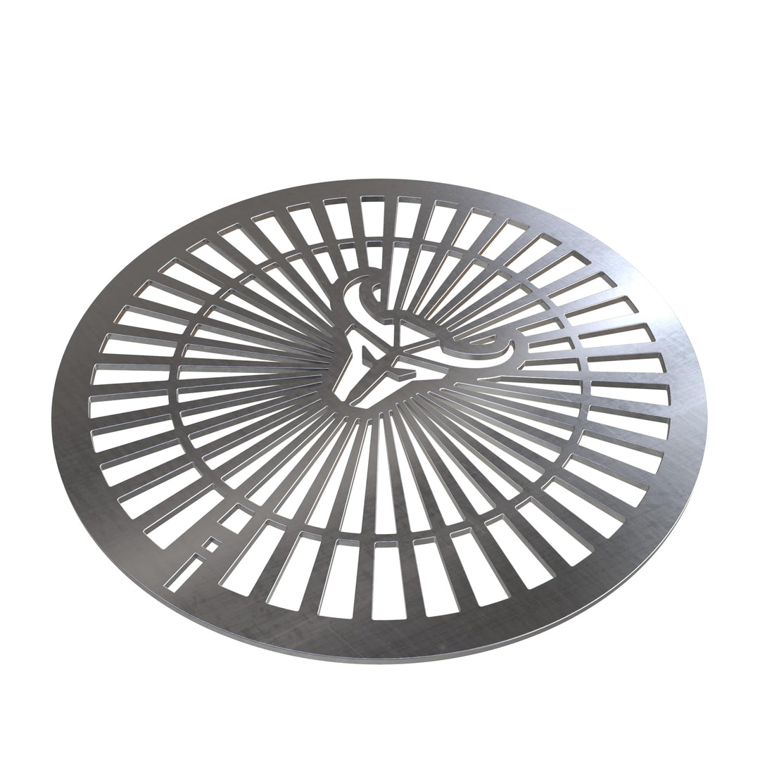Grillfire GRILLROST MOGAL – FX-Einsatz aus 5 mm Edelstahl | Passend für Grillfire FX-Feuerplatten |