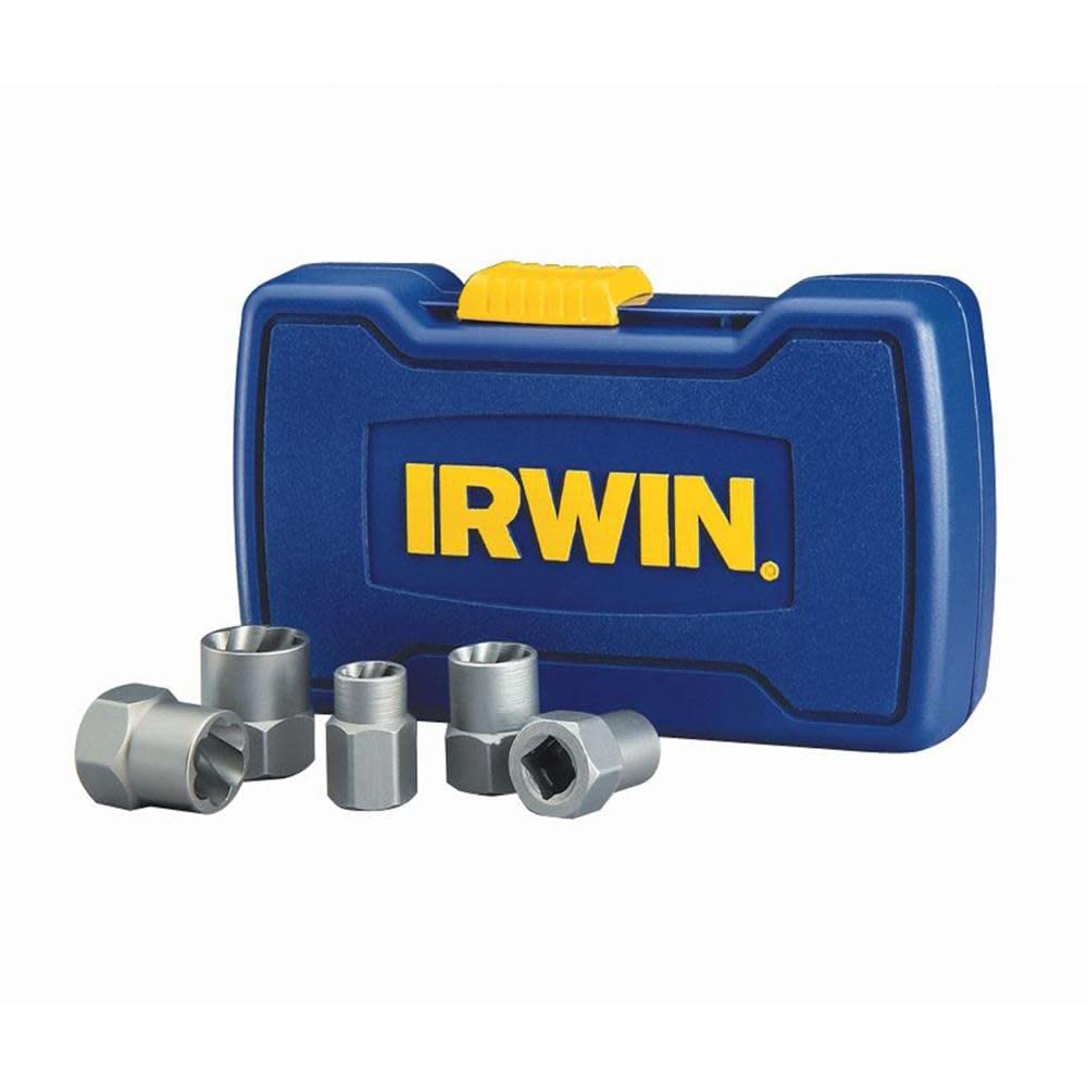 Irwin, 394001, Schrauben-Ausdreh-Set, 5-teilig, IRW10504634 Tragetasche n/a, Tragetasche n/a