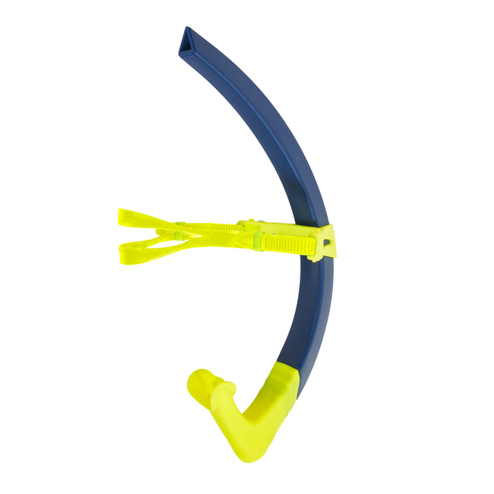 Aquasphere Unisex – Erwachsene Focus Schnorchel Einheitsgrösse Navy Bright Yellow, Einheitsgrösse Na