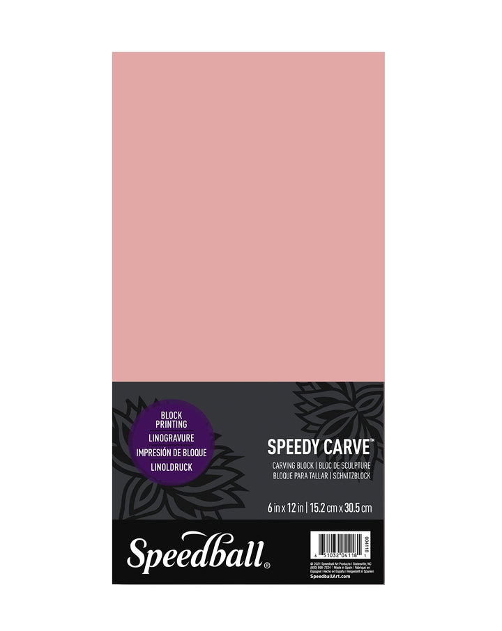 Speedball Druckstock zum Schnitzen, Rose, 6-Inch-by- 12-Inch 6 x 12 in, 6 x 12 in