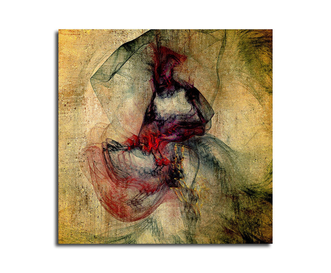 Paul Sinus Art Abstrakt450_60x60cm abstraktes Leinwandbild zeitlos Kunstdruck XXL fertig auf Keilrah