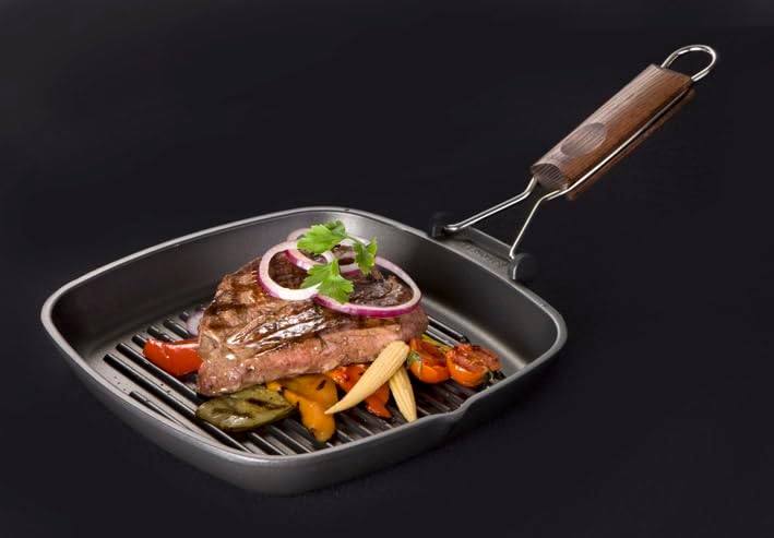 RISOLÍ RISOLÉ Saporella Antihaft-Grill, 28 x 28 cm, Topf, Aluminium, bunt, One Size