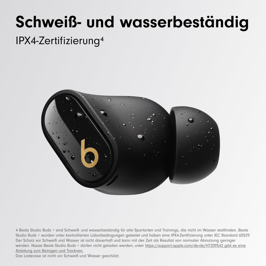 Beats Studio Buds + | Komplett kabellose Noise Cancelling In-Ear Kopfhörer, verbesserte Apple & Andr