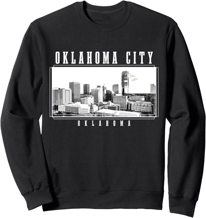 Oklahoma City Vintage Souvenir Skyline USA Sweatshirt