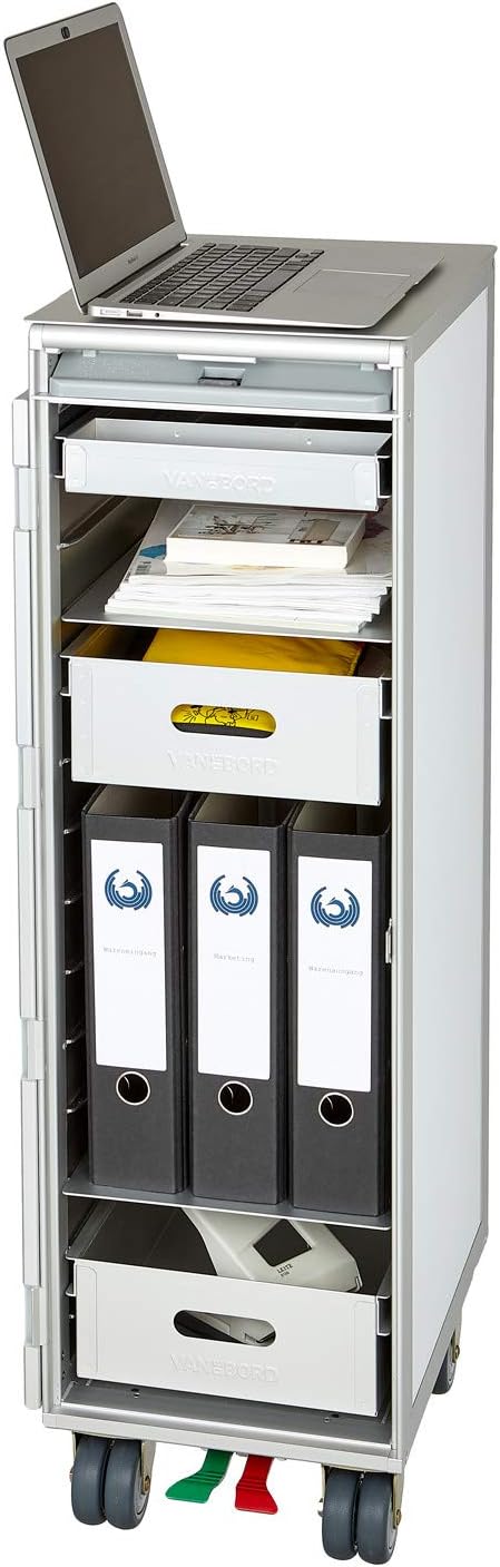 Ausstattungspaket für Flugzeugtrolleys und Airline Trolleys, Büro & Homeoffice, KSSU-Norm Aluminium
