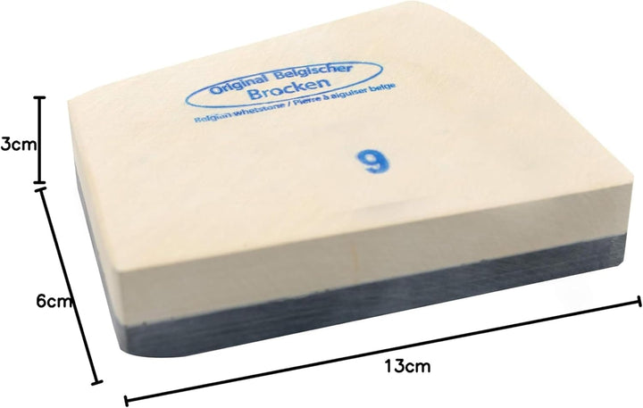 REMOS Gelber Belgischer Brocken Schleifstein - Nr. 9 Grösse 70-84 cm², Nr. 9