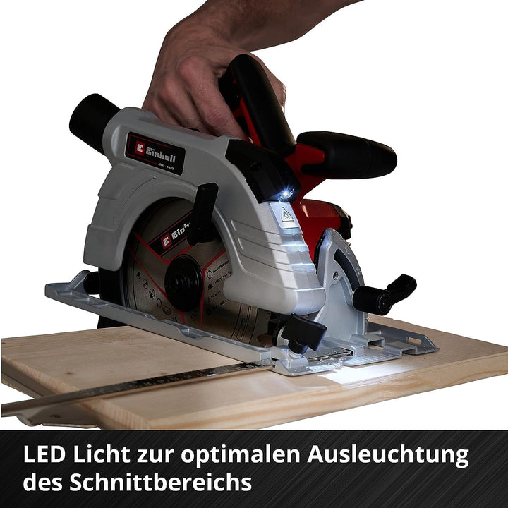 Einhell Akku-Handkreissäge TE-CS 18/190 Li BL- Solo Power X-Change (Li-Ion, 18 V, Ø190x20 mm Sägebla