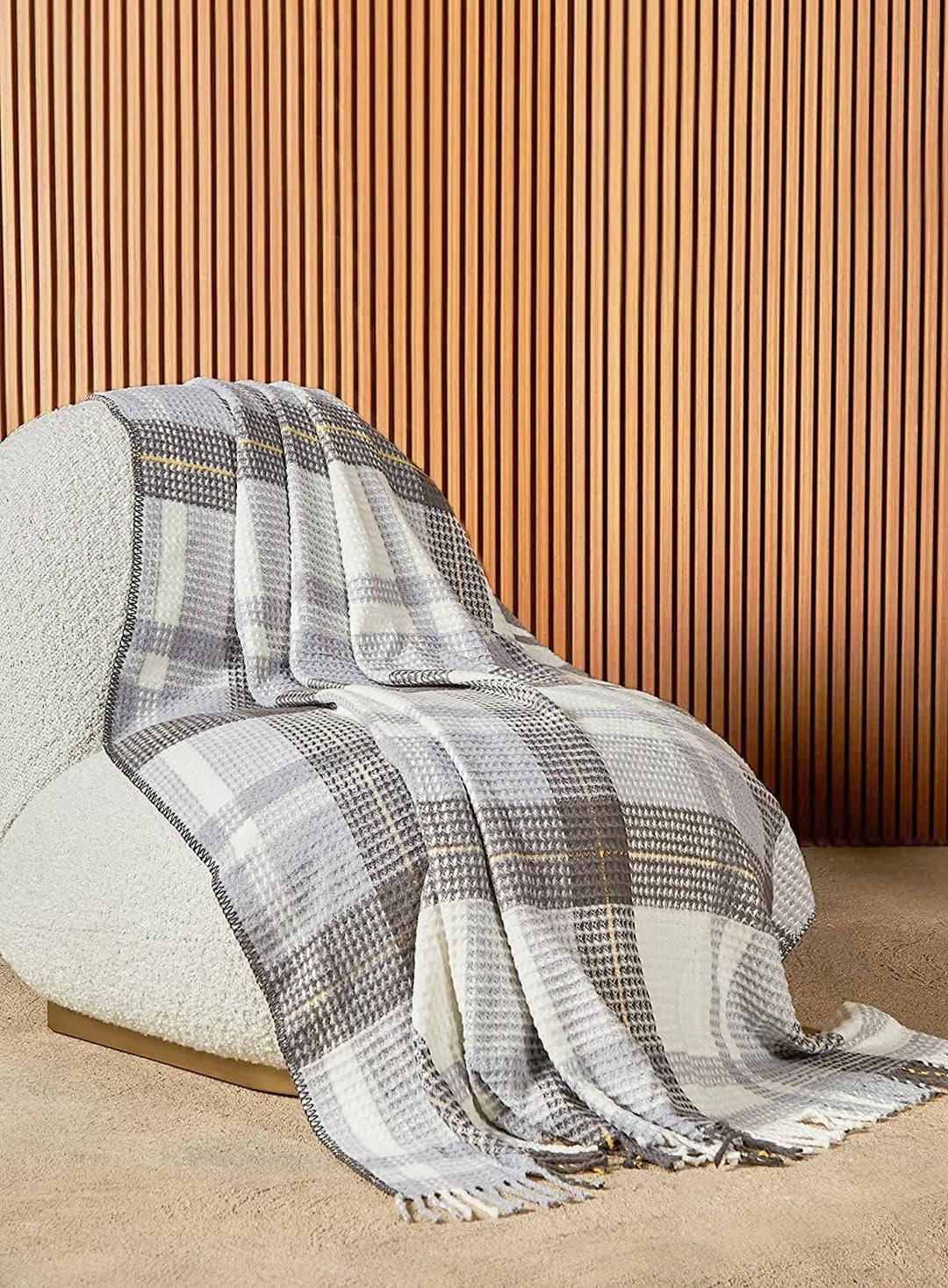 BOHORIA® Kuscheldecke Cozy Scotch 150x200cm | Winterdecke flauschig für Sofa, Sessel & Bett | Baum-W