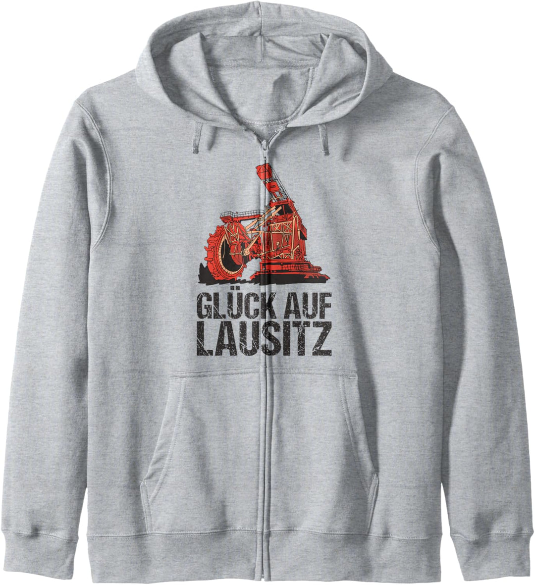 Braunkohle - Glück auf Lausitz - Lausitzer Kohlerevier Kapuzenjacke