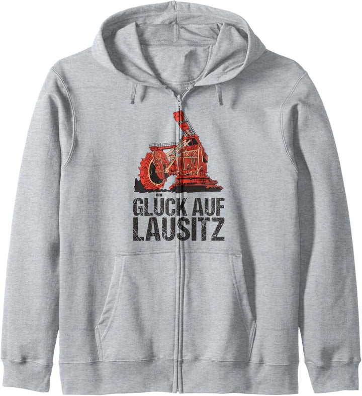 Braunkohle - Glück auf Lausitz - Lausitzer Kohlerevier Kapuzenjacke