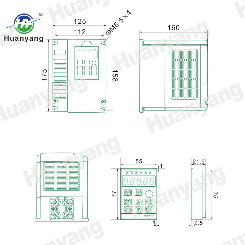 Vektorregelung Computerized Numerical Control (CNC) Frequenzumrichter (VFD) der Motor Inverter Konve