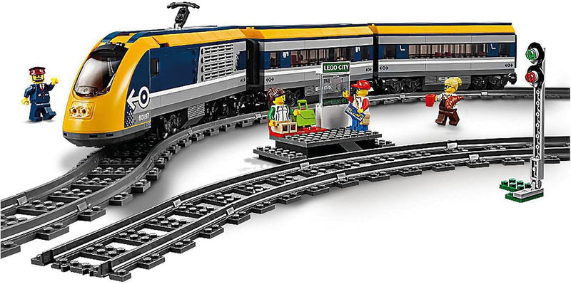 LEGO 60197 City Personenzug mit batteriebetriebenem Motor, ferngesteuertes Set mit Bluetooth-Verbind
