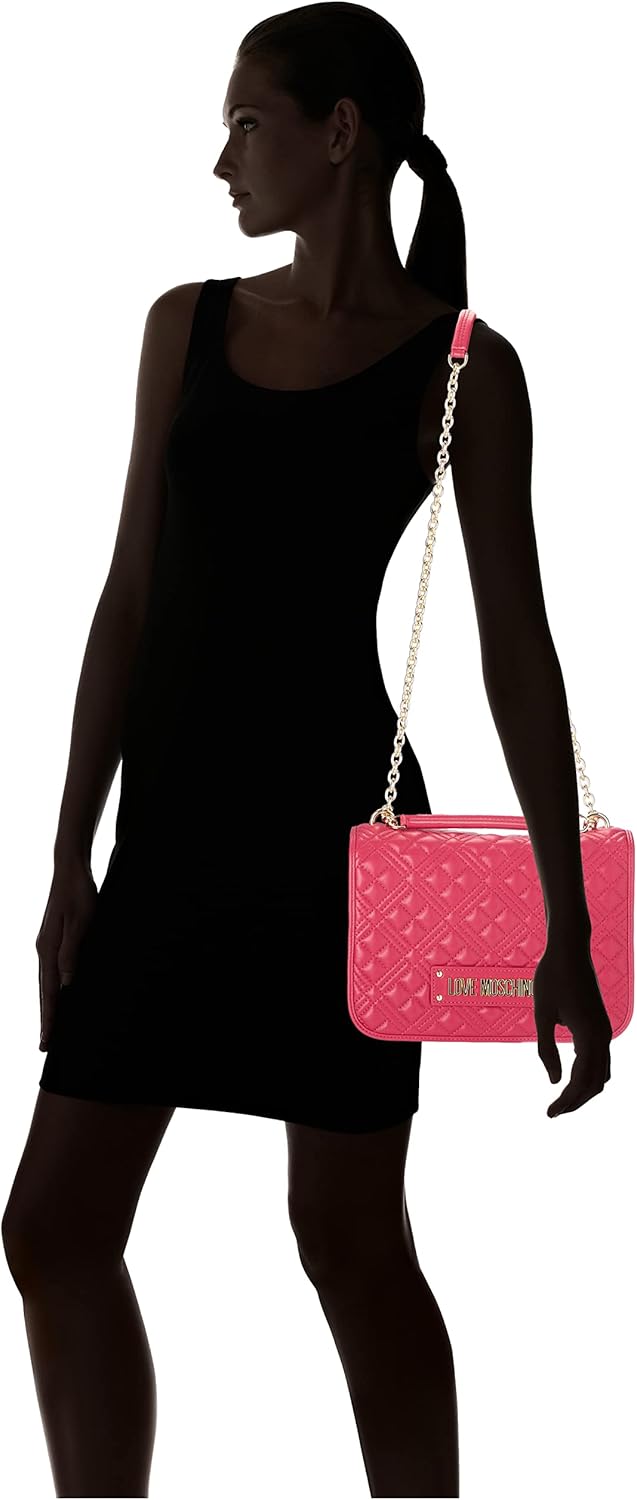 Love Moschino Damen Jc4000pp1fla0 Umhngetasche Fuchsia, Fuchsia