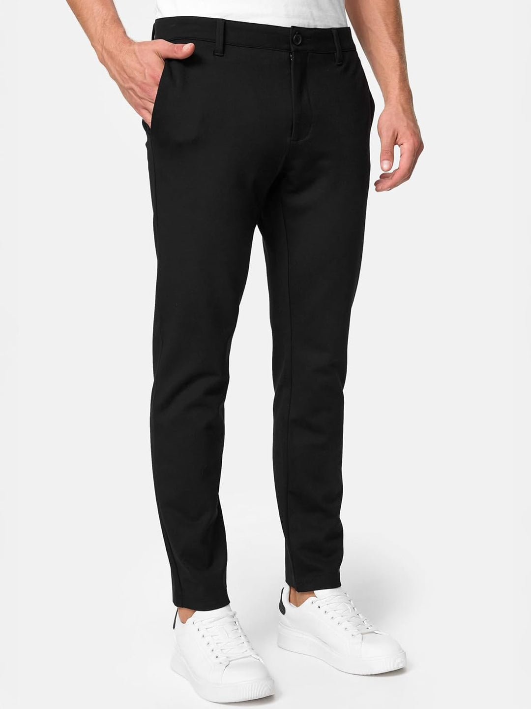 Indicode Herren Rodekro Performance Pants | Chinohose Herrenhose Super Stretch Stoffhose Bequeme Bus