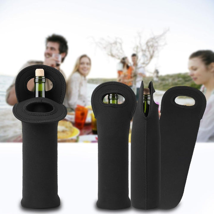 3 Stück Neopren Schutzhülle Isolierte Hüllen Reisetaschen für Wein Bierflaschen Getränke Sport Trink