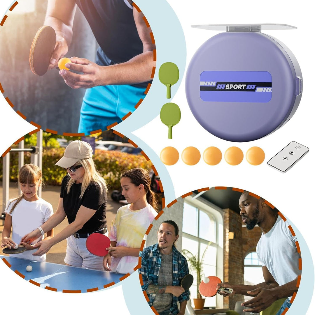 Tischtennis-Trainingsausrüstung, tragbares Tischtennis-Trainer-Set | Elektrisches Trainer-Kit Decken