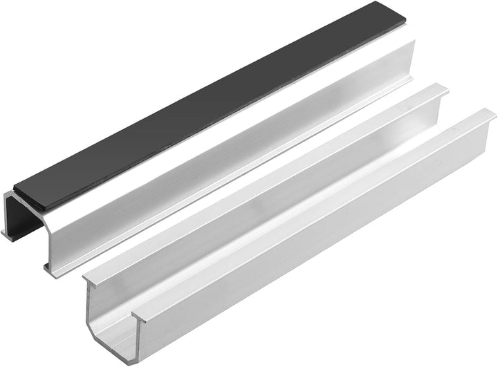 Anbte Solarmodul Halterung Kit, 6 Stück 200mm Kurzschiene aus Aluminium inkl. 6pcs Endklemme für Mod