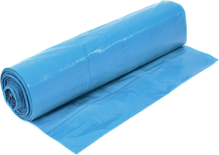 Funny AG-272 LDPE Müllsäcke, 700 x 1100 mm - Typ 80, Blau, Circa 120 L, 250