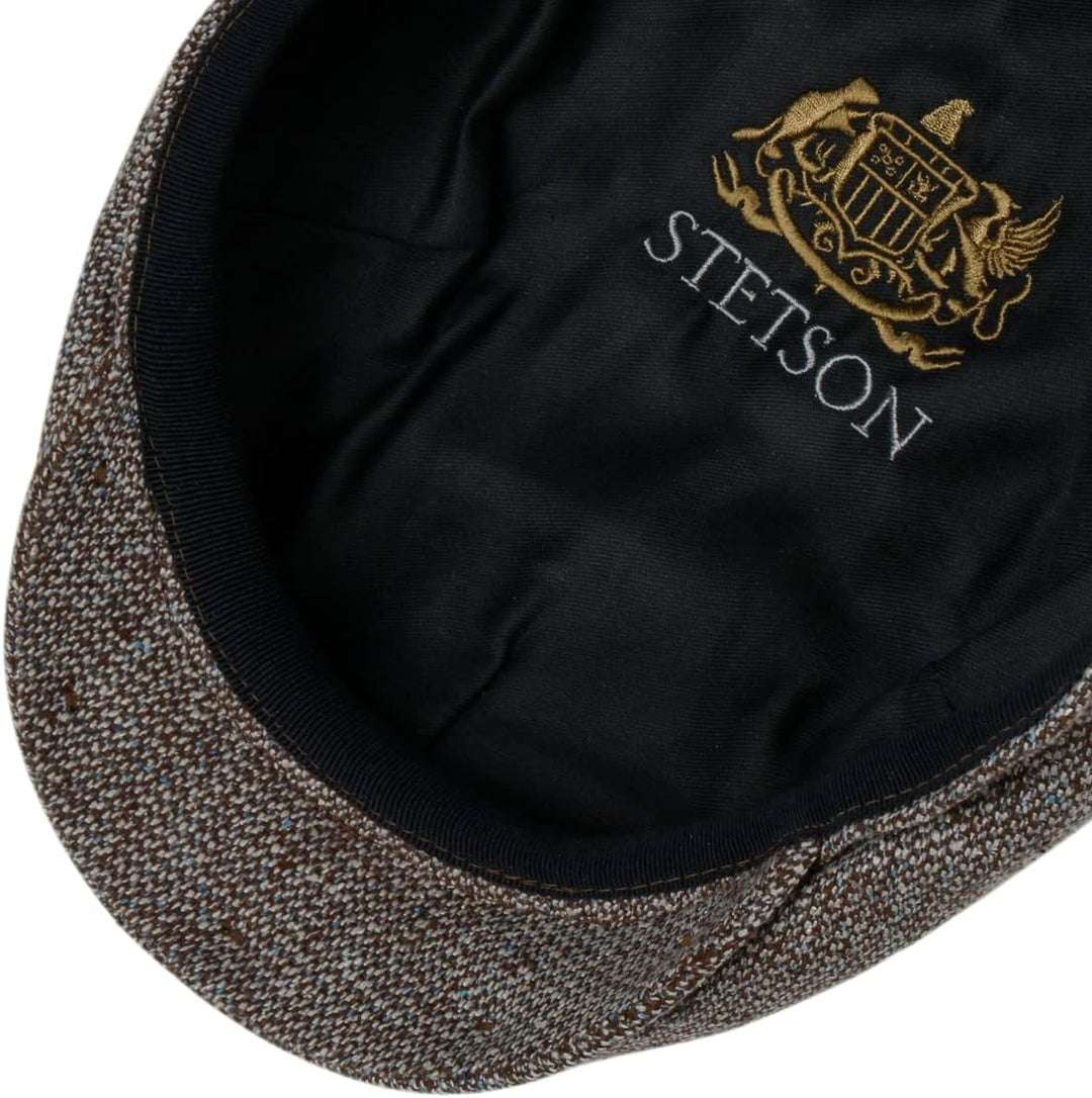 Stetson Viando Silk Driver Flatcap - Mütze aus Seide & Baumwolle - Klassischer Stil - Seidencap für