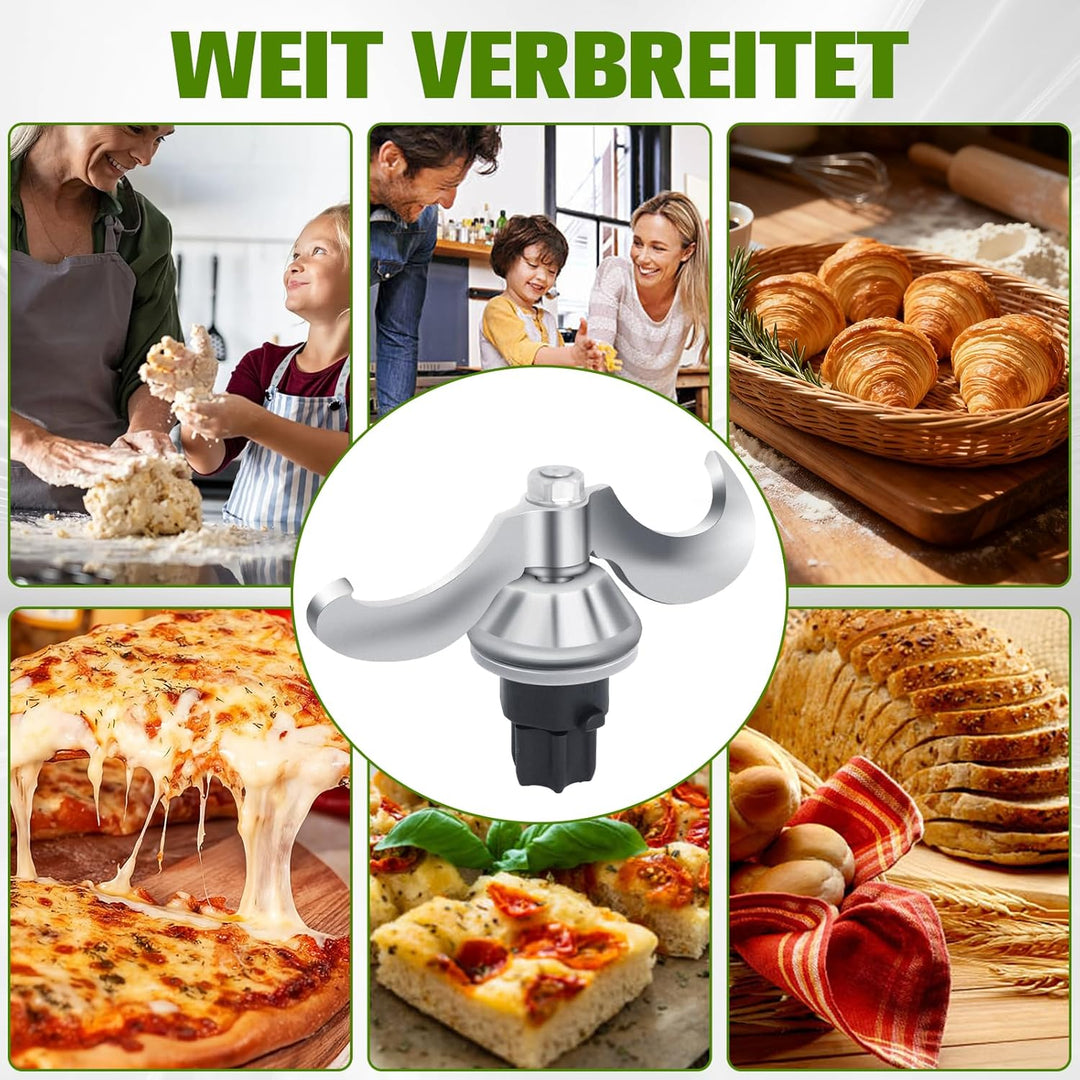 Teigmesser für Thermomixx TM31, Edelstahl Teigmischmesser, Zubehör TM31 Ersatzmesser, Keine Teigrest